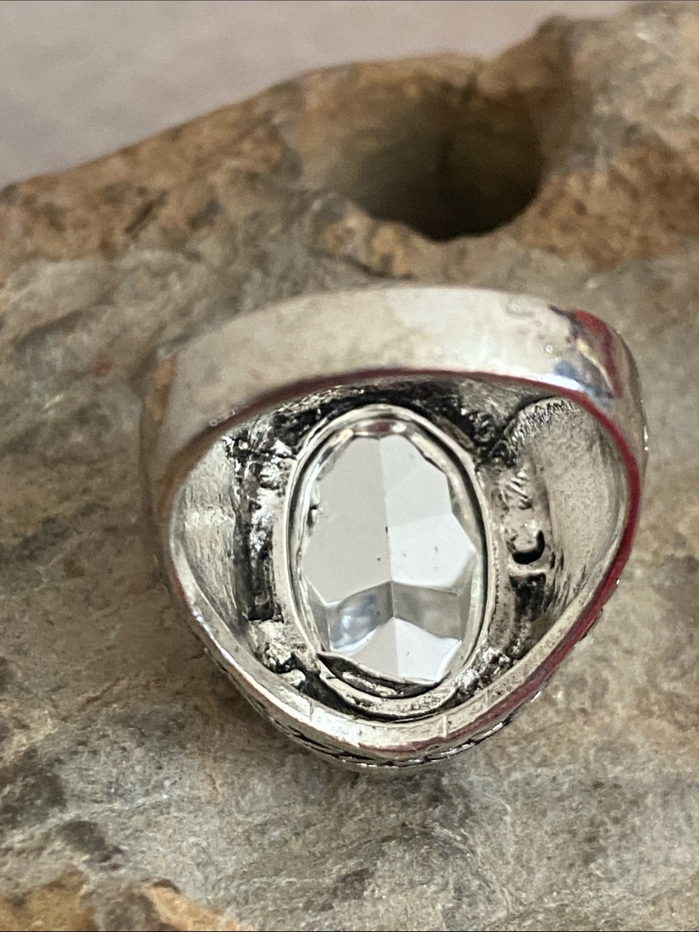 5/$10❤️❤️❤️NEW Purple Acrylic Cabochon Ring - Picture 5 of 6